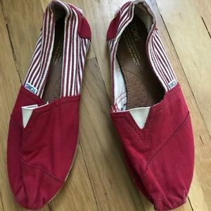 Tom Espadrilles Flats Size 10